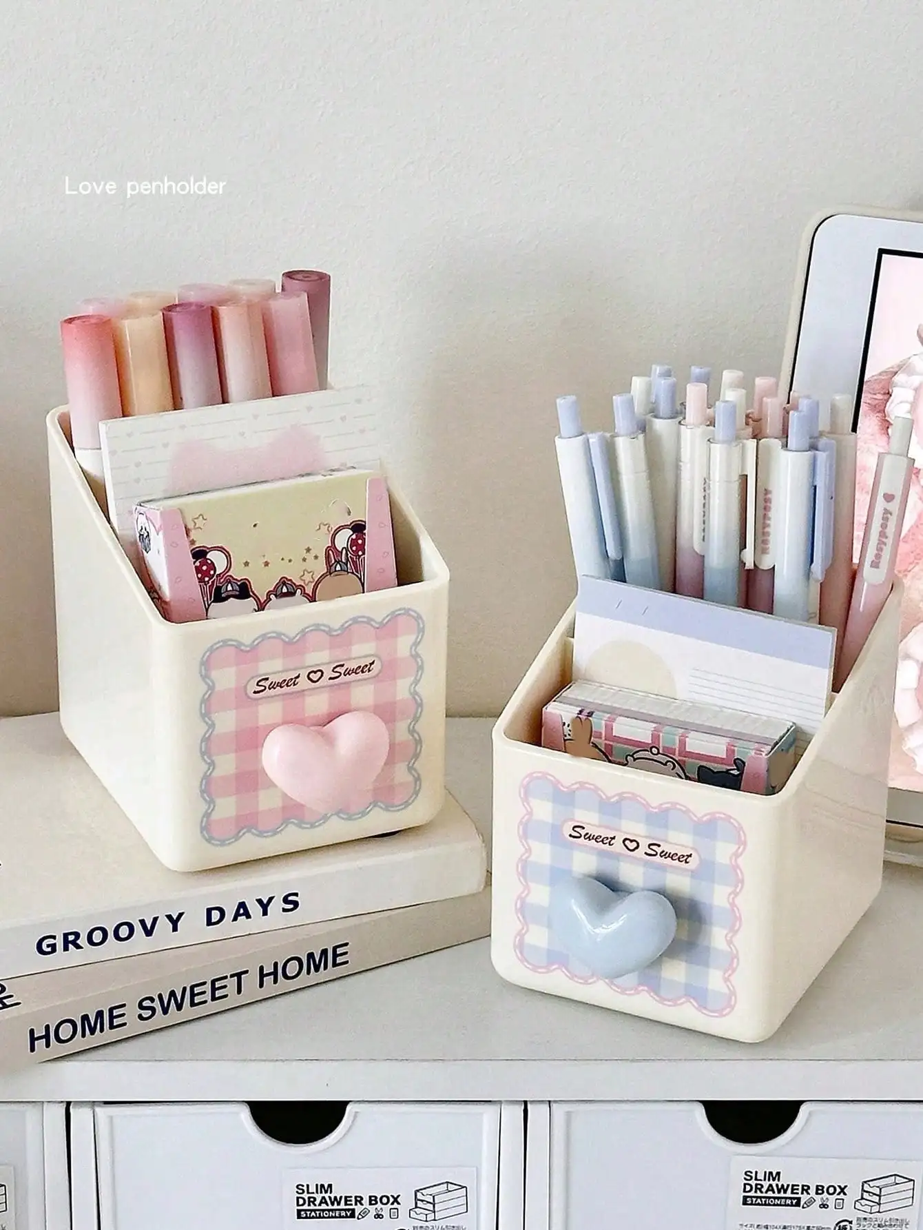 Stationery And Office Supply Stores - 2026 1pc Desktop Stationery Storage Box,