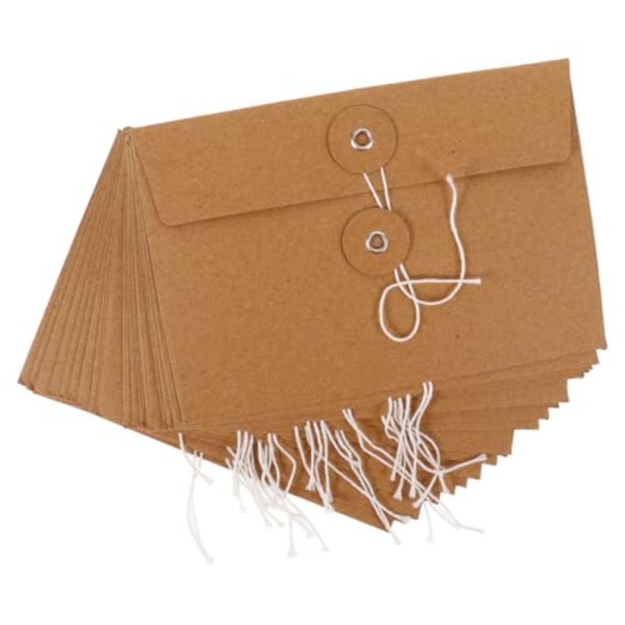 Letter Envelope Kraft - 20Pcs Kraft Paper Wire Organizer Bags