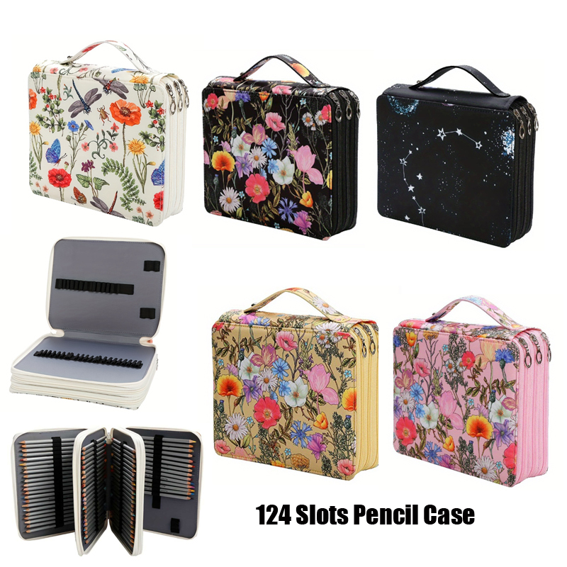 124 Slots Pencil Case School P - Pencil Case Large avaliação e preço