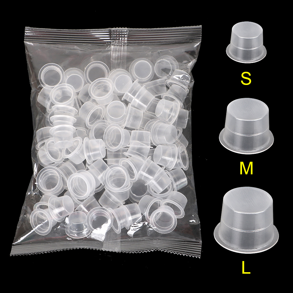 100pcs Tattoo Large Medium Sma - Calligraphy Ink Bottle avaliação e preço