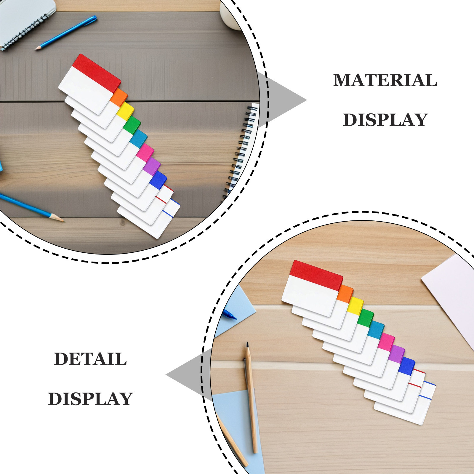 10 Semi Transparent Waterproof - Index Tab Divider avaliação e preço