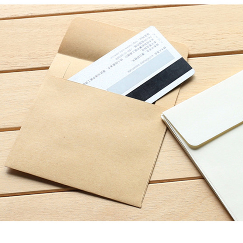 High Quality 10 pcs/Lot Mini 1 - Letter Envelope Kraft avaliação e preço