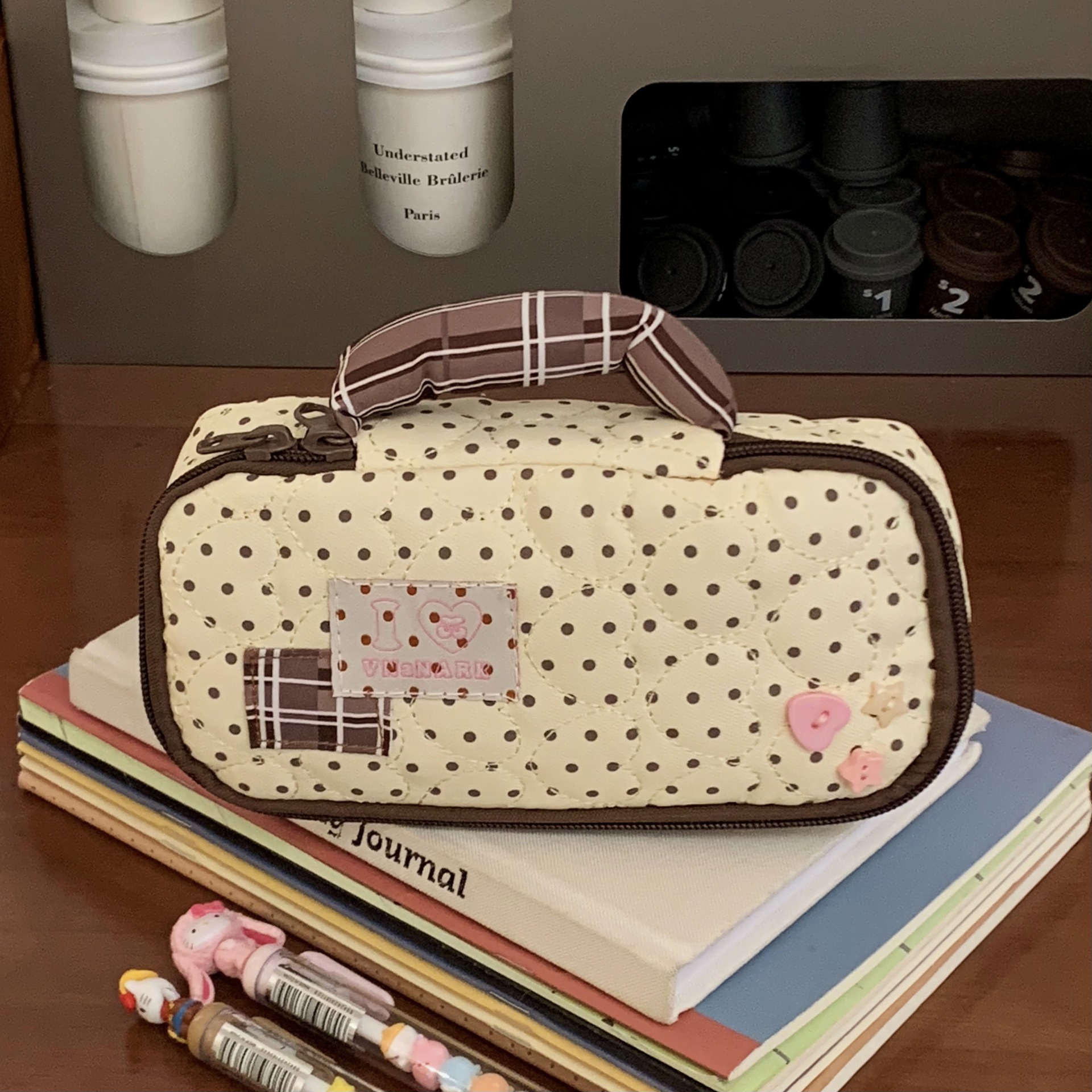 Star Dot Large Capacity Bag wi - Pencil Case Large avaliação e preço