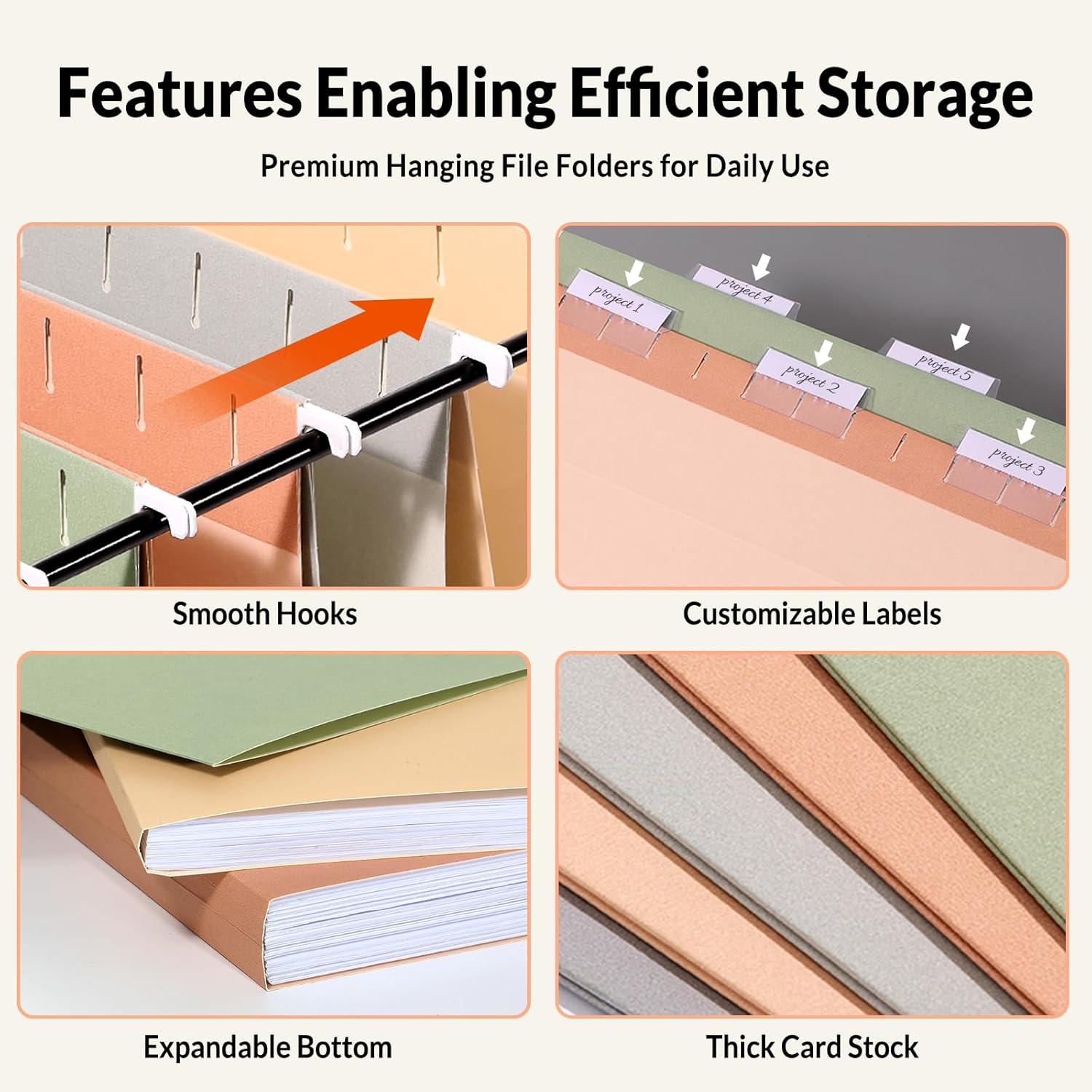25 Pack Hanging File Folders,  - File Folder Hanging avaliação e preço