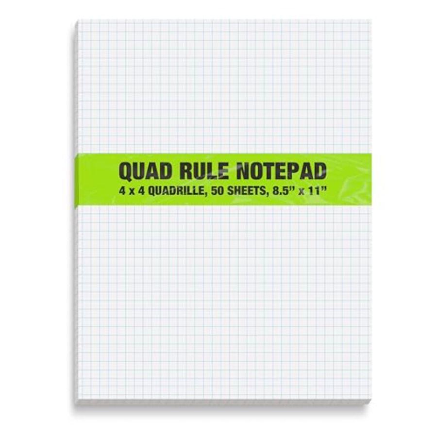 Graph Paper Pad 8.5 x 11 50 Sh - Graph Paper Pad avaliação e preço