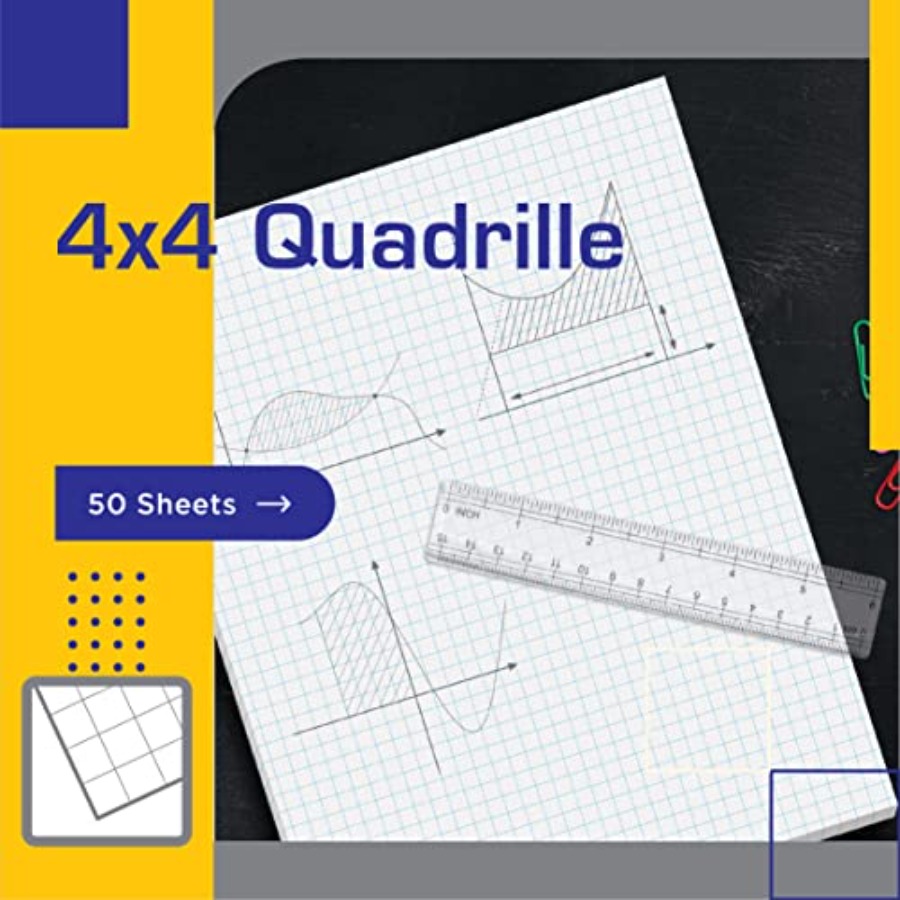 Graph Paper Pad 8.5 x 11 50 Sh - Graph Paper Pad avaliação e preço