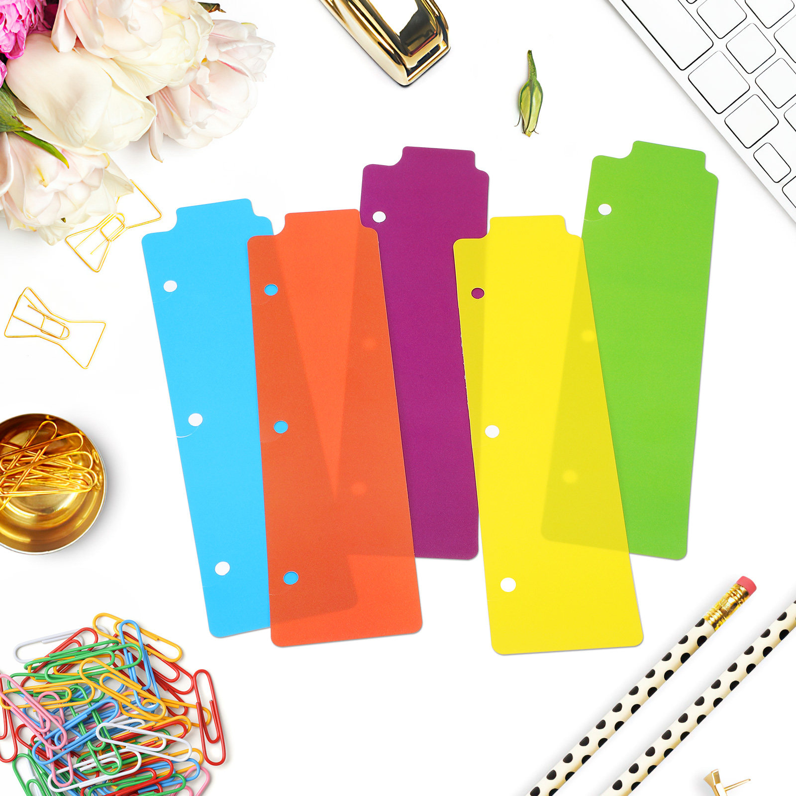 5Pcs Premium ABS Index Binder  - Index Tab Divider avaliação e preço