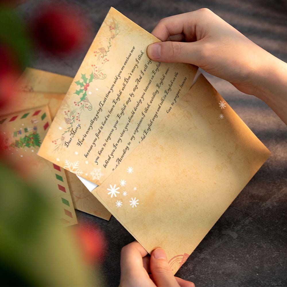 Party Vintage Greeting Card Sa - Letter Envelope Kraft avaliação e preço