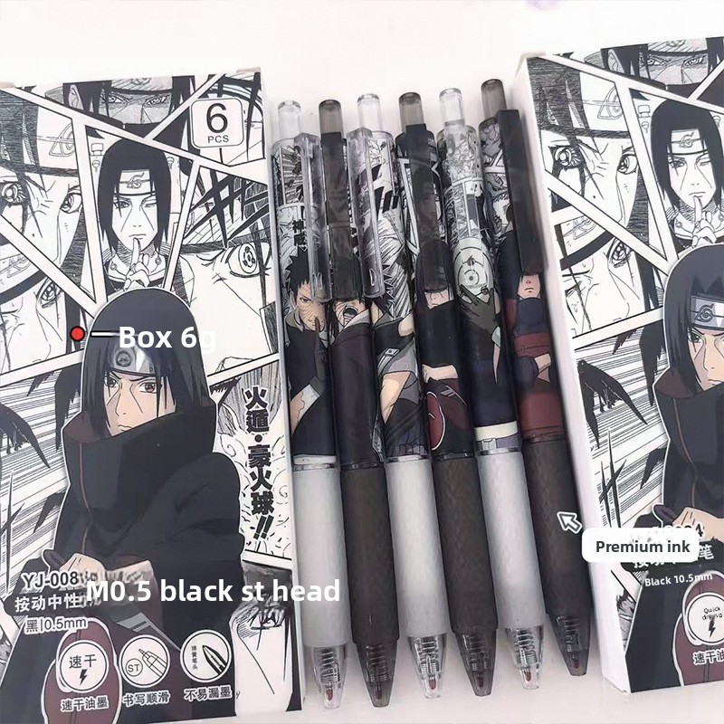 Anime Naruto Gel Pen Cute Cart - Gel Ink Pen Set avaliação e preço