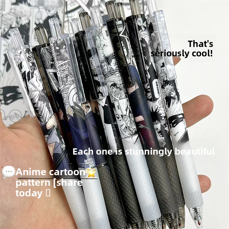 Anime Naruto Gel Pen Cute Cart - Gel Ink Pen Set avaliação e preço