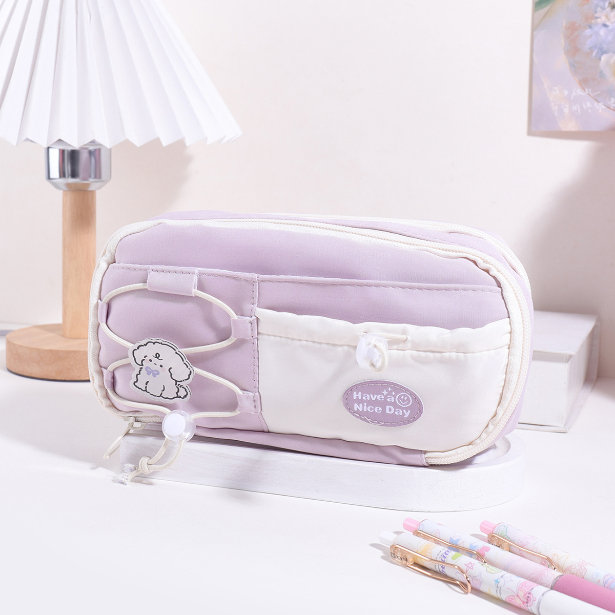9 Layers Large Capacity Drawst - Pencil Case Large avaliação e preço