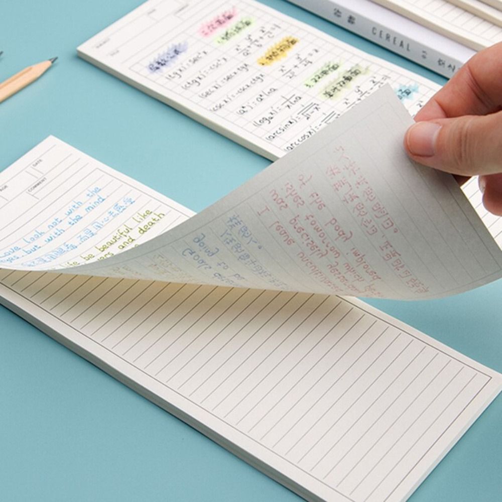 Simple Non-sticky Long Notepad - Graph Paper Pad avaliação e preço