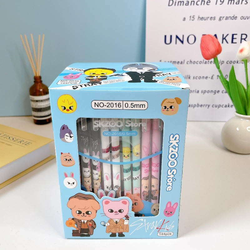 SKZOO Wolf chan Dwaekki Bbokar - Gel Ink Pen Set avaliação e preço