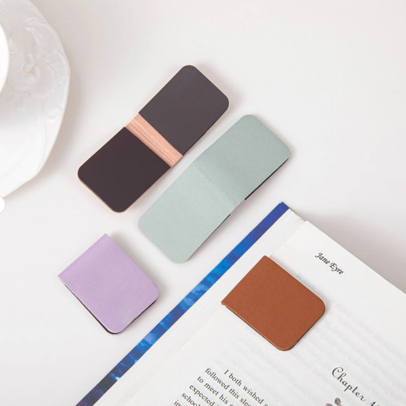 Premium Leather Magnetic Bookm - Bookmark Magnetic Clip avaliação e preço