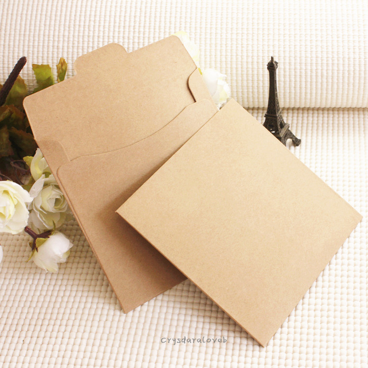 50/100Pcs Brown Vintage Kraft  - Letter Envelope Kraft avaliação e preço