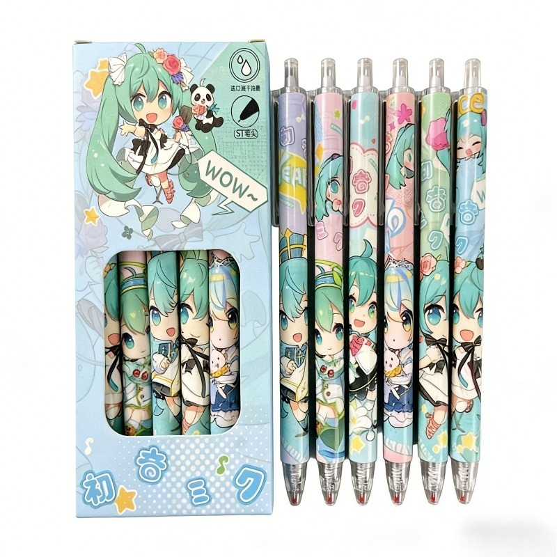 Hatsune Miku quick-drying gel  - Gel Ink Pen Set avaliação e preço