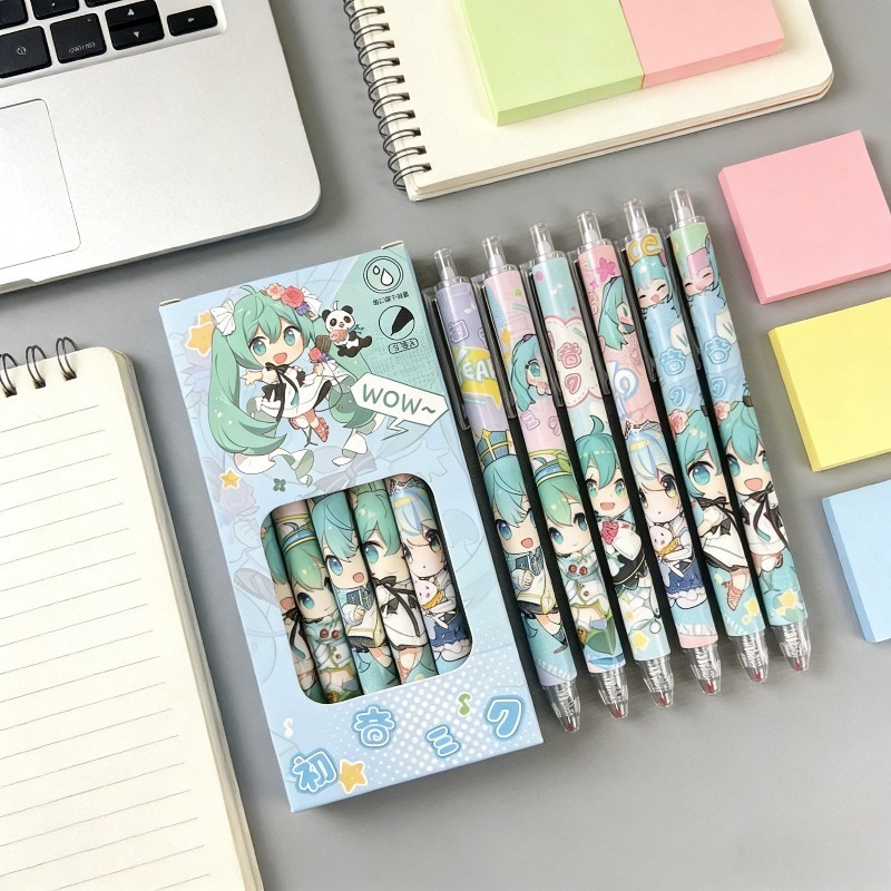 Hatsune Miku quick-drying gel  - Gel Ink Pen Set avaliação e preço