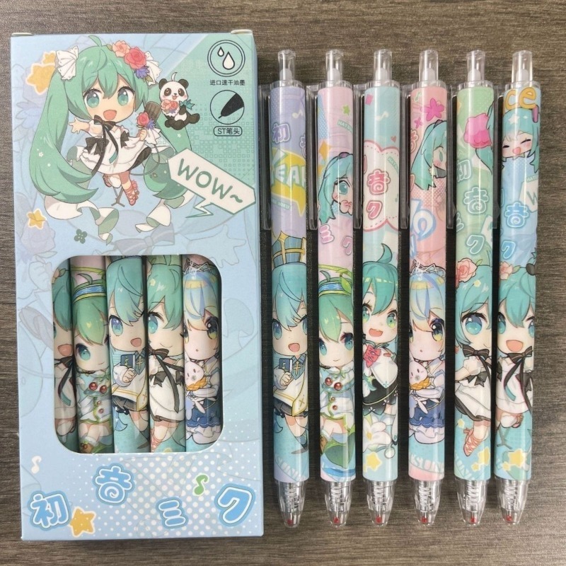 Hatsune Miku quick-drying gel  - Gel Ink Pen Set avaliação e preço