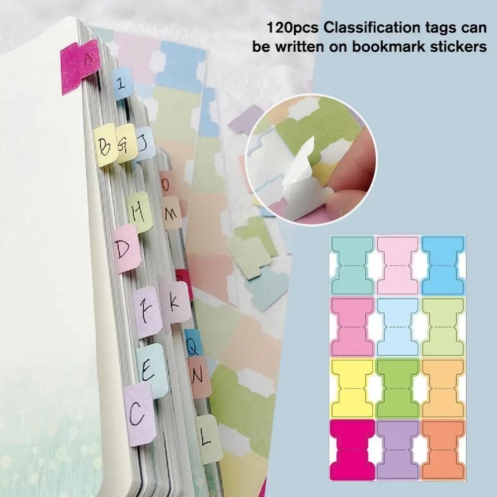 60/120Pcs Index Label Sticker  - Index Tab Divider avaliação e preço