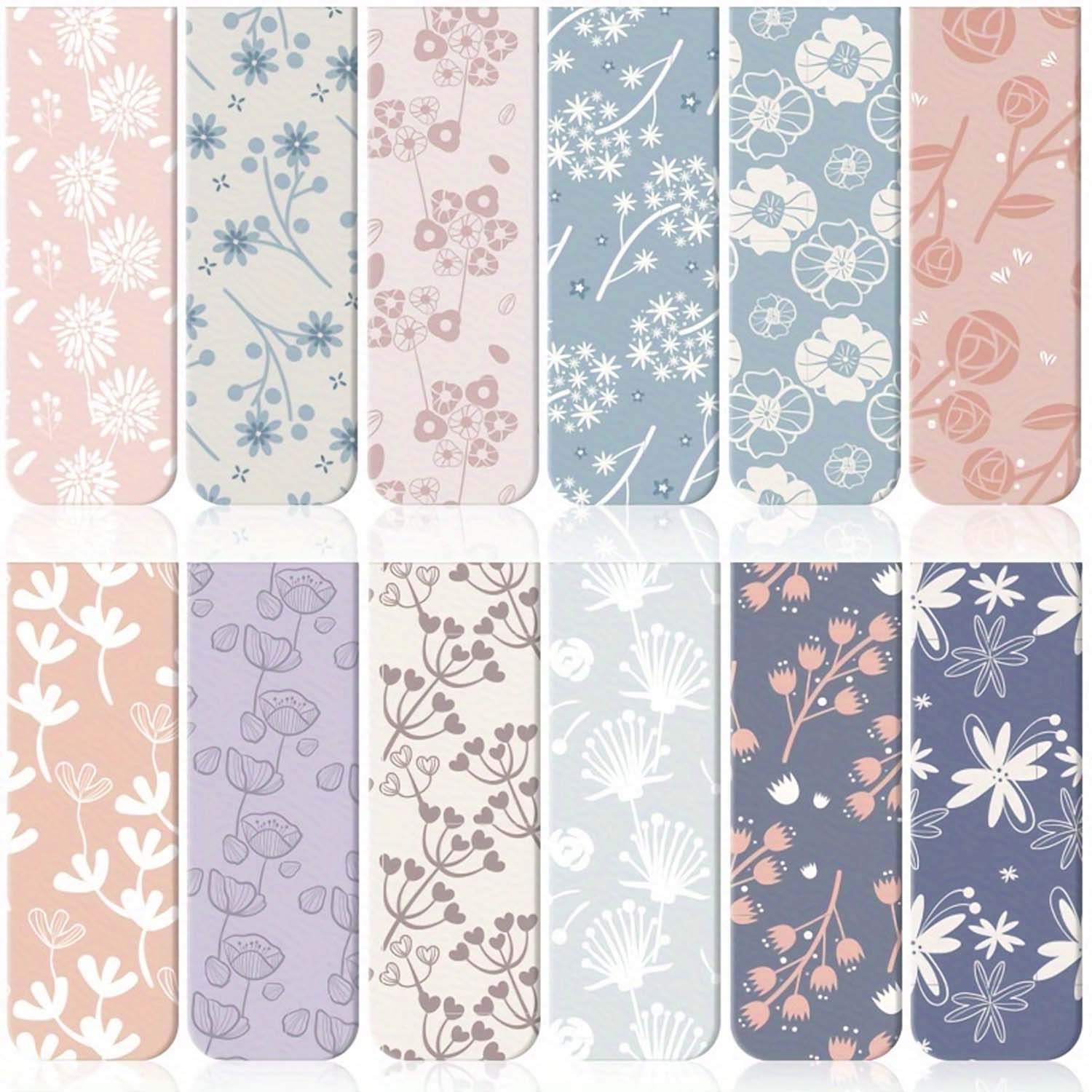12pcs Flower Magnetic Bookmark - Bookmark Magnetic Clip avaliação e preço
