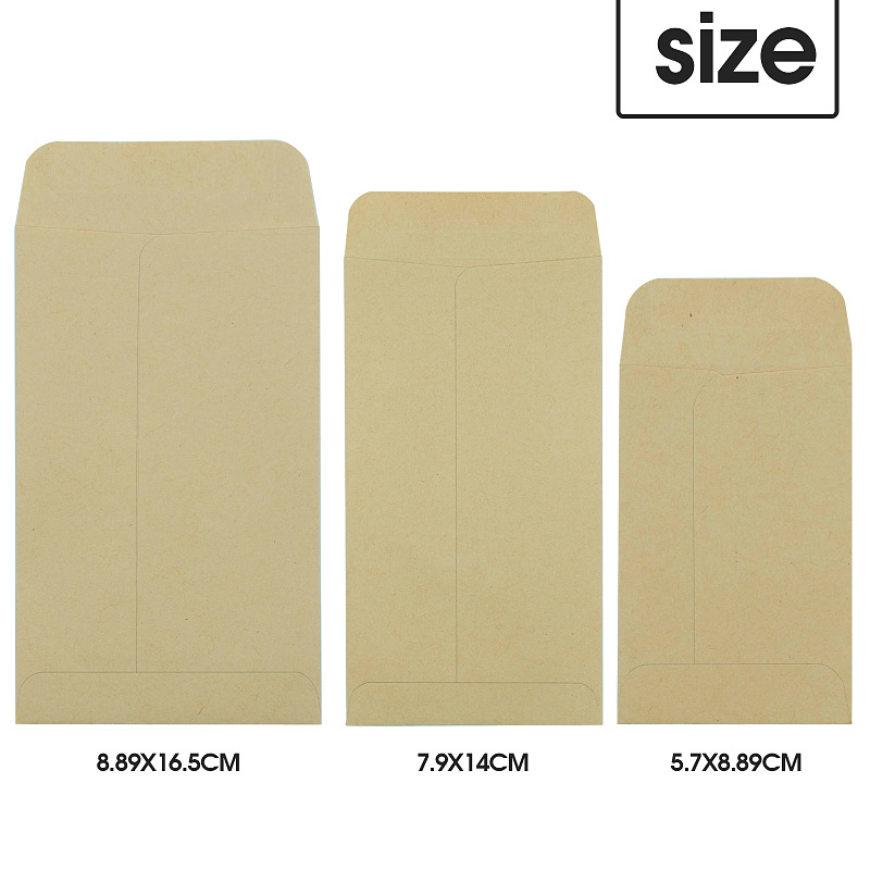 50pcs Envelopes Kraft Black fo - Letter Envelope Kraft avaliação e preço