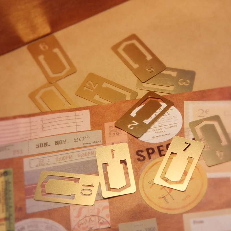 12 Pcs/lot Vintage Copper Book - Stationery And Office Supply Stores avaliação e preço