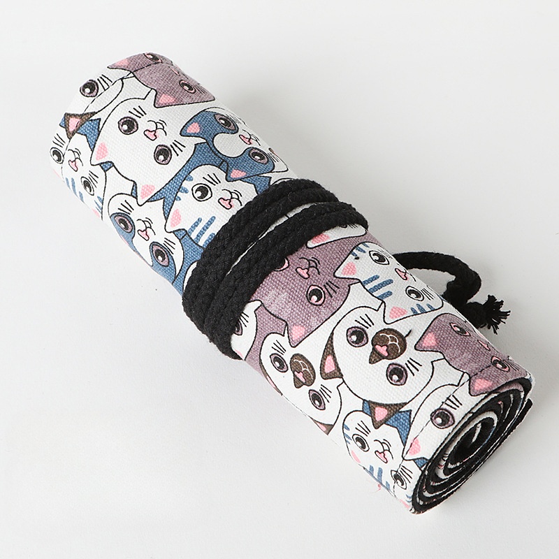 72 Slots School Pencil Case Ro - Pen Pouch Roll avaliação e preço