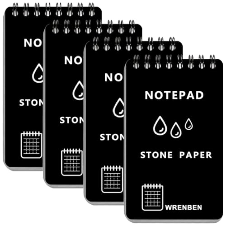 4PCS Waterproof Spiral Noteboo - Graph Paper Pad avaliação e preço