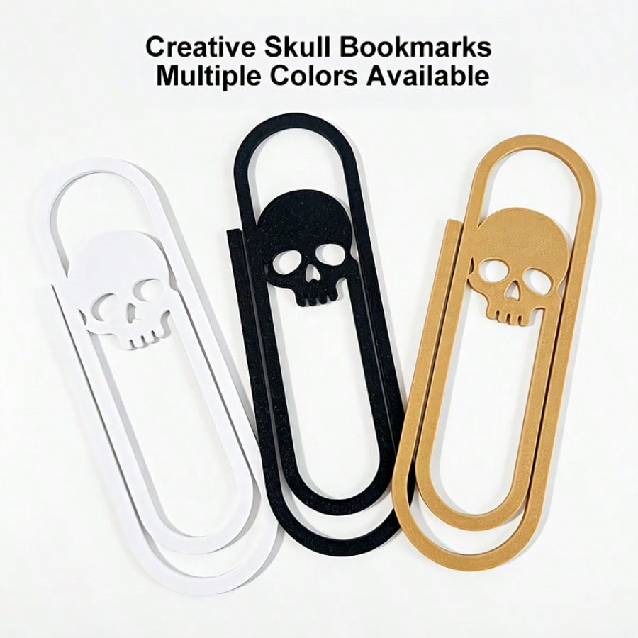 Creative Giant Skeleton Paper  - Bookmark Magnetic Clip avaliação e preço