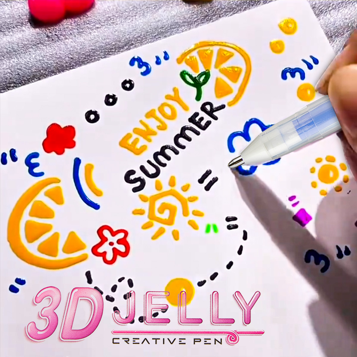 SHANDS 12PCS 3D Jelly Gel Pens - Gel Ink Pen Set avaliação e preço