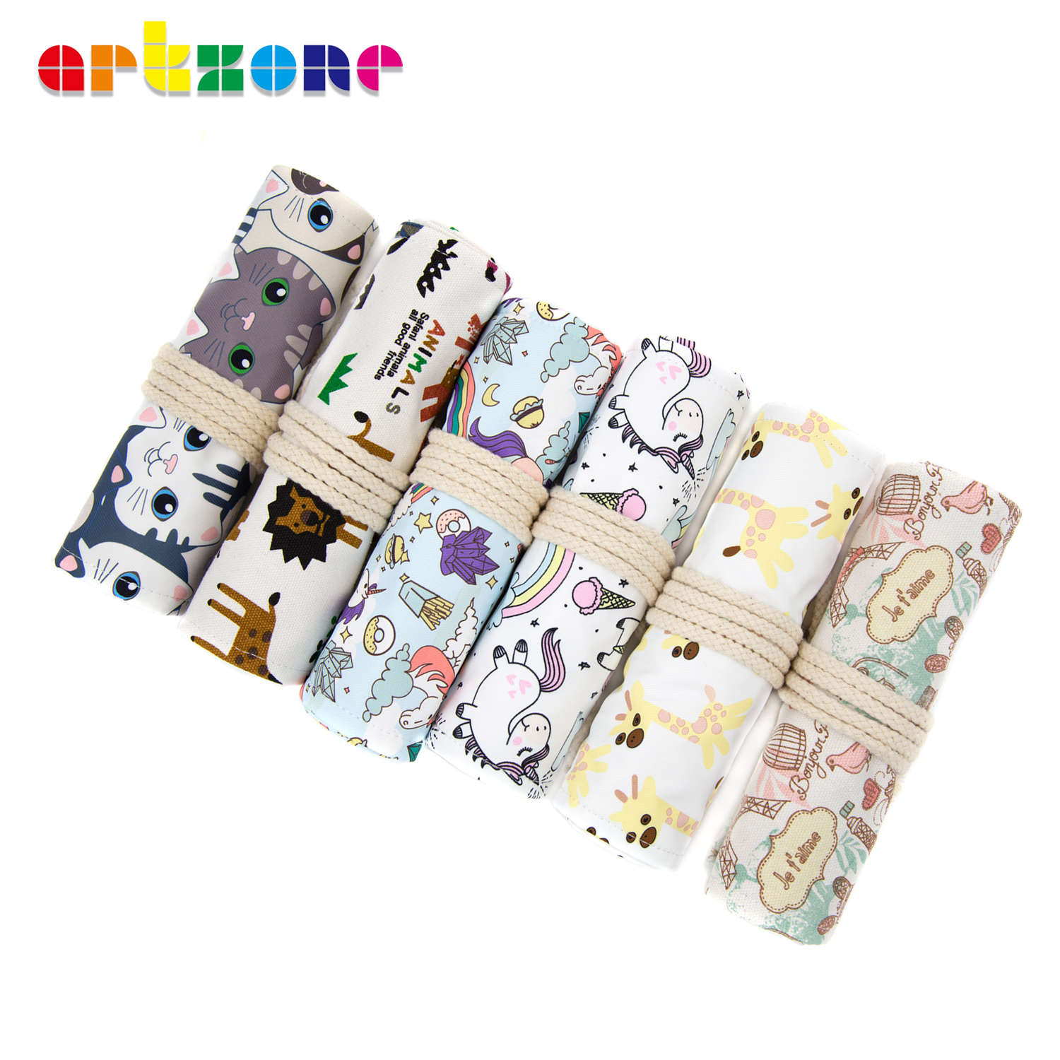 48 Holes Pencil Case Art Pen B - Pen Pouch Roll avaliação e preço