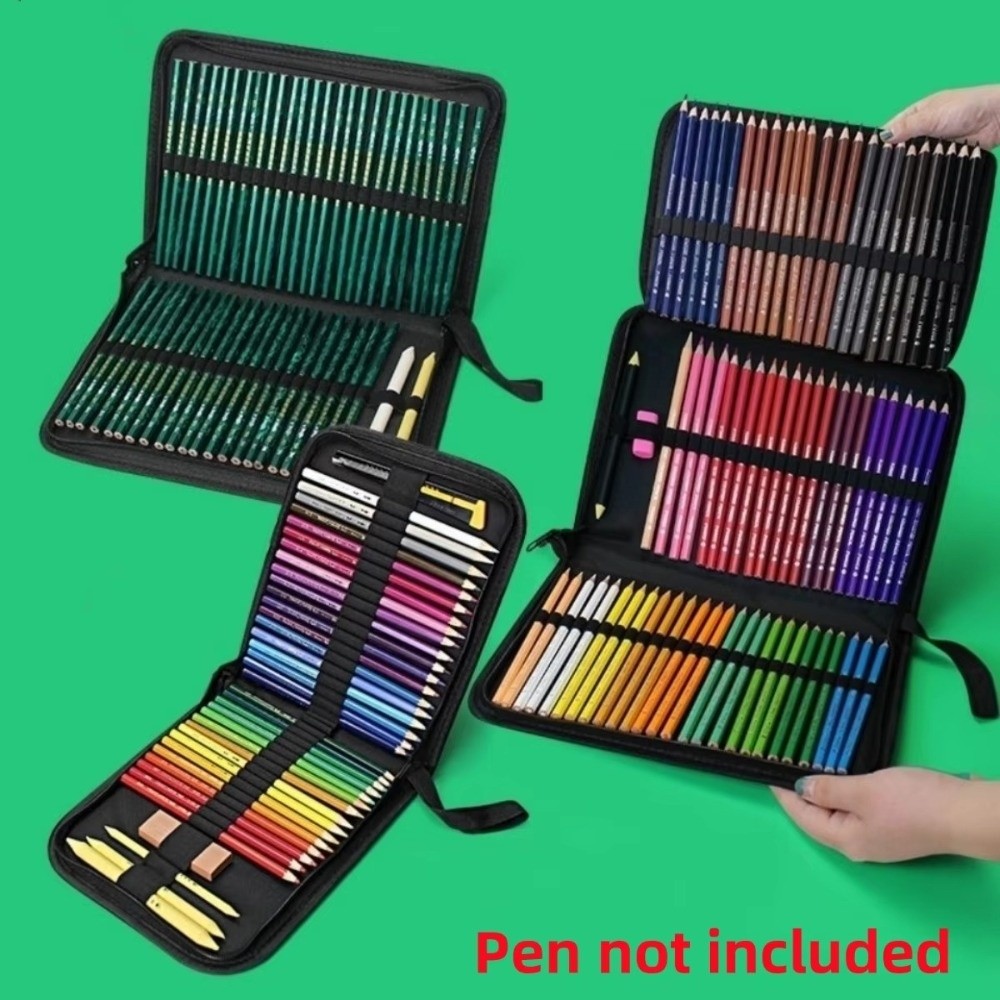 36/48/72 Hole Pen Curtain Blac - Pen Pouch Roll avaliação e preço