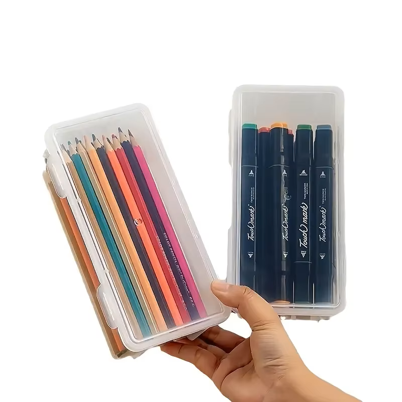 4 large transparent PP storage - Stationery And Office Supply Stores avaliação e preço