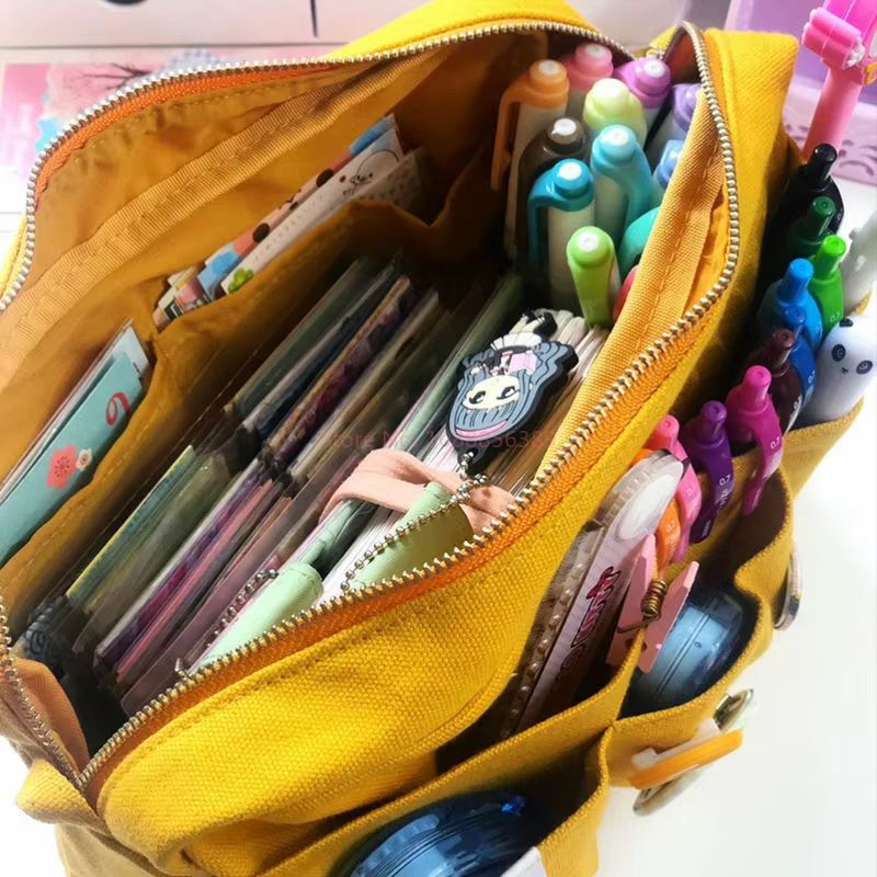 Large Capacity Canvas Storage  - Pen Pouch Roll avaliação e preço