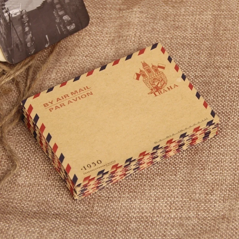 10pcs 9.7*7.5cm  Retro Popular - Letter Envelope Kraft avaliação e preço