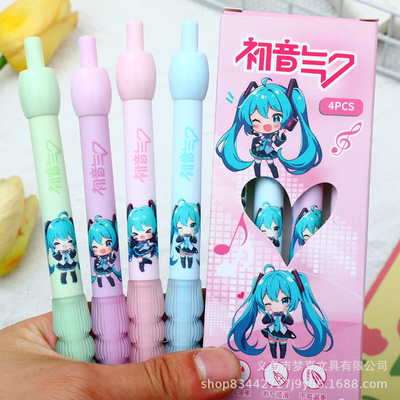 Kawaii Hatsune Miku Gel Pen Cu - Gel Ink Pen Set avaliação e preço