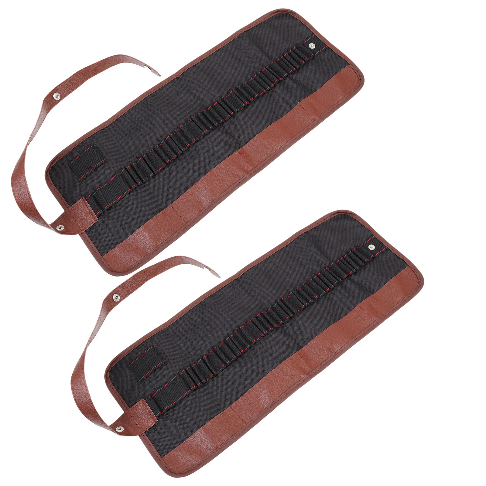 2Pcs Canvas Pencil Wrap Portab - Pen Pouch Roll avaliação e preço