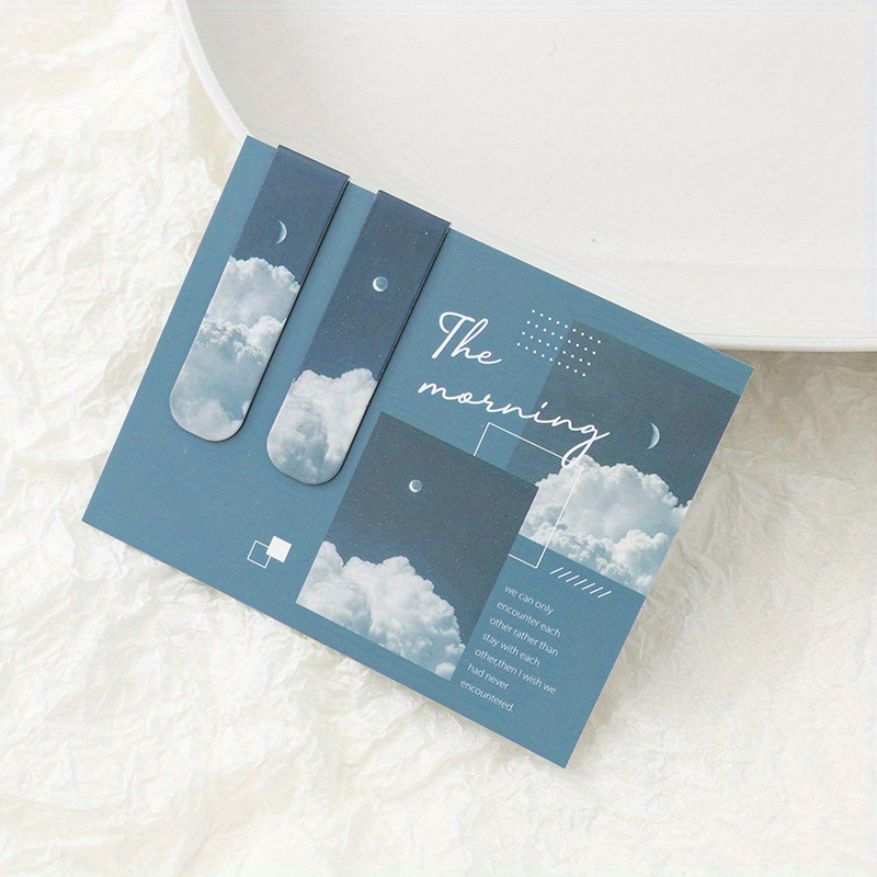 2pcs Landscape Themed Magnetic - Bookmark Magnetic Clip avaliação e preço