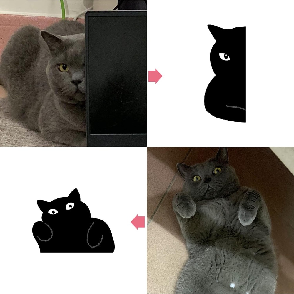 6 Cute Cat Magnetic Bookmarks  - Paperclip Magnetic Set avaliação e preço