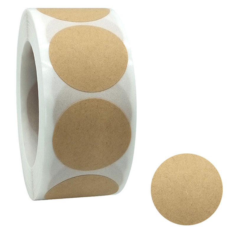 500Pcs Kraft Paper Stickers Ro - Letter Envelope Kraft avaliação e preço