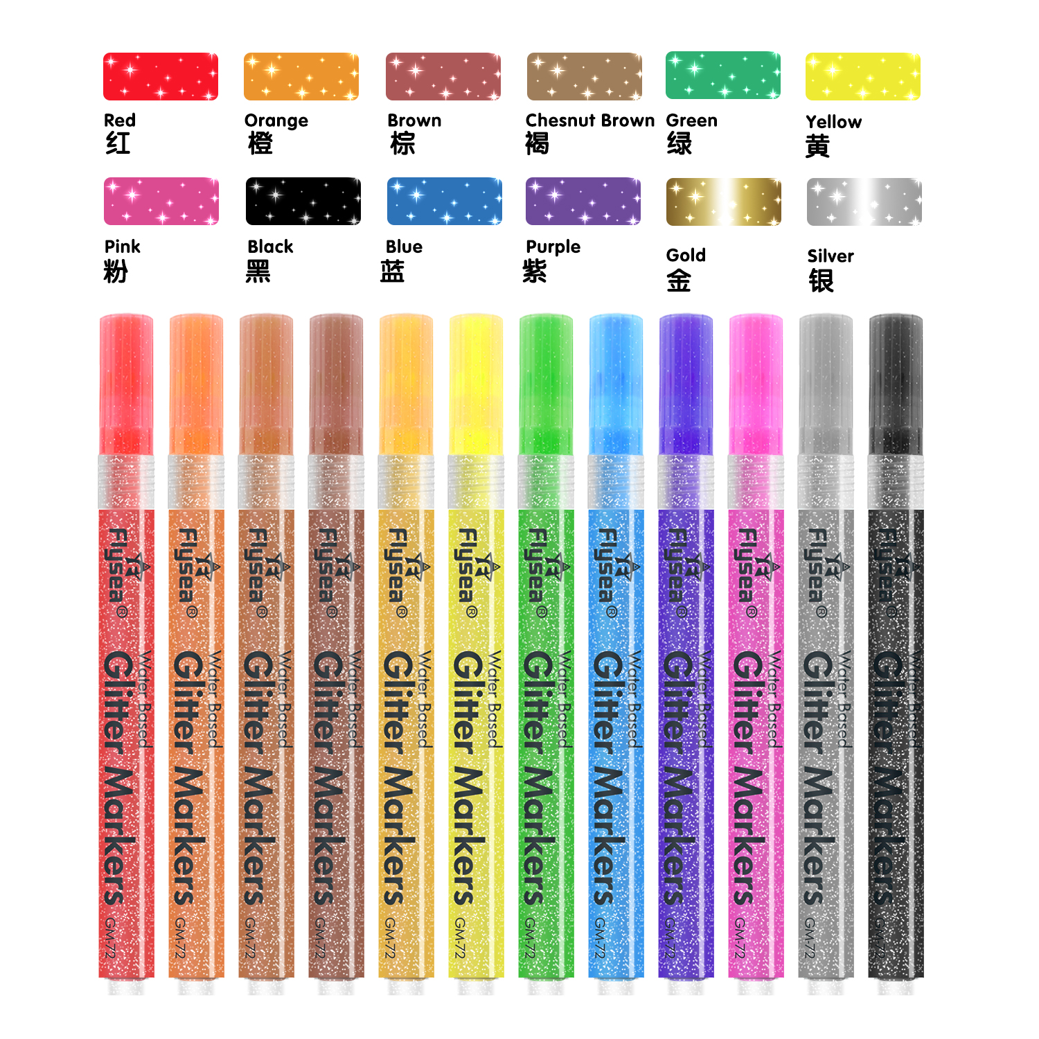 12 PCS Glitter Gel Pen Set wit - Gel Ink Pen Set avaliação e preço