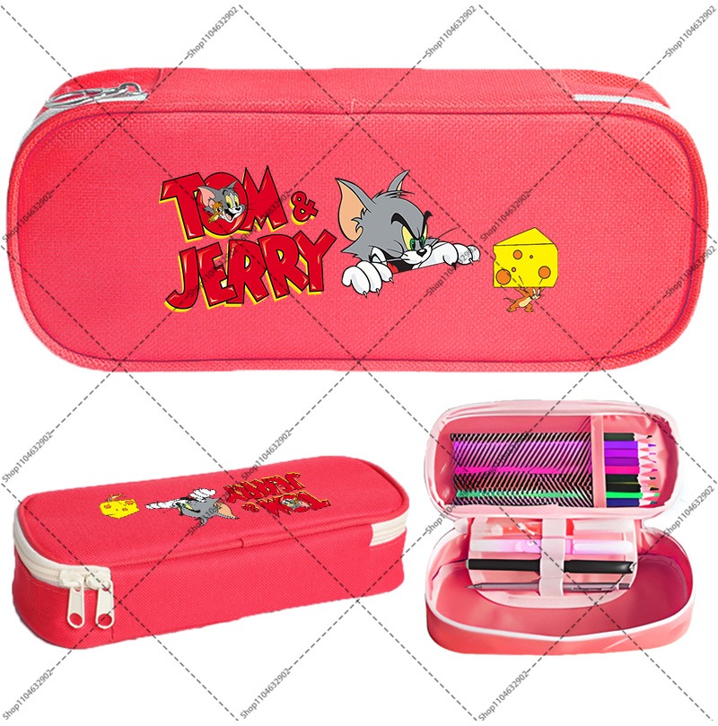Tom and Jerry Cute Pencil Case - Pencil Case Large avaliação e preço