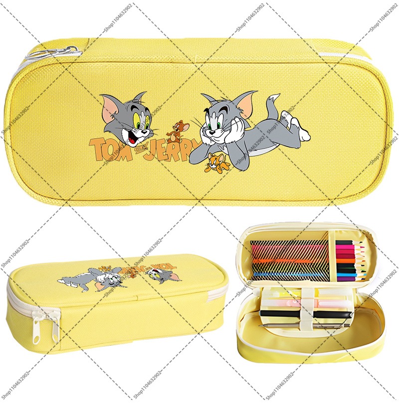 Tom and Jerry Cute Pencil Case - Pencil Case Large avaliação e preço