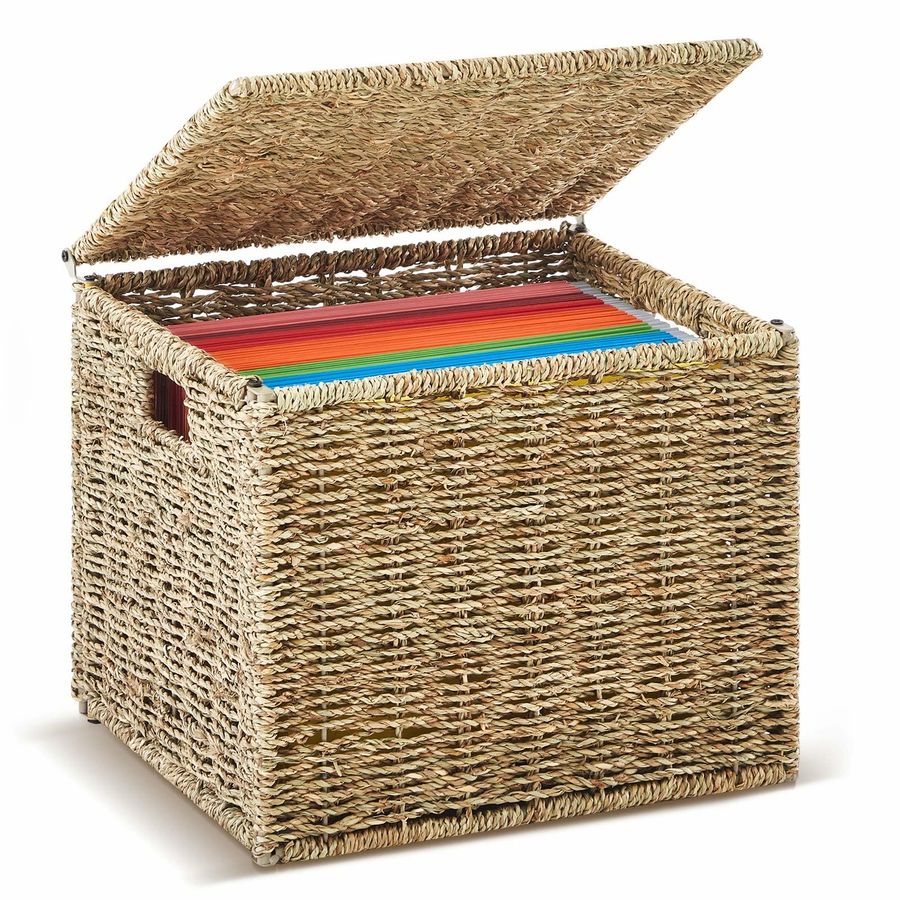 Seagrass File Box Organizers D - File Folder Hanging avaliação e preço