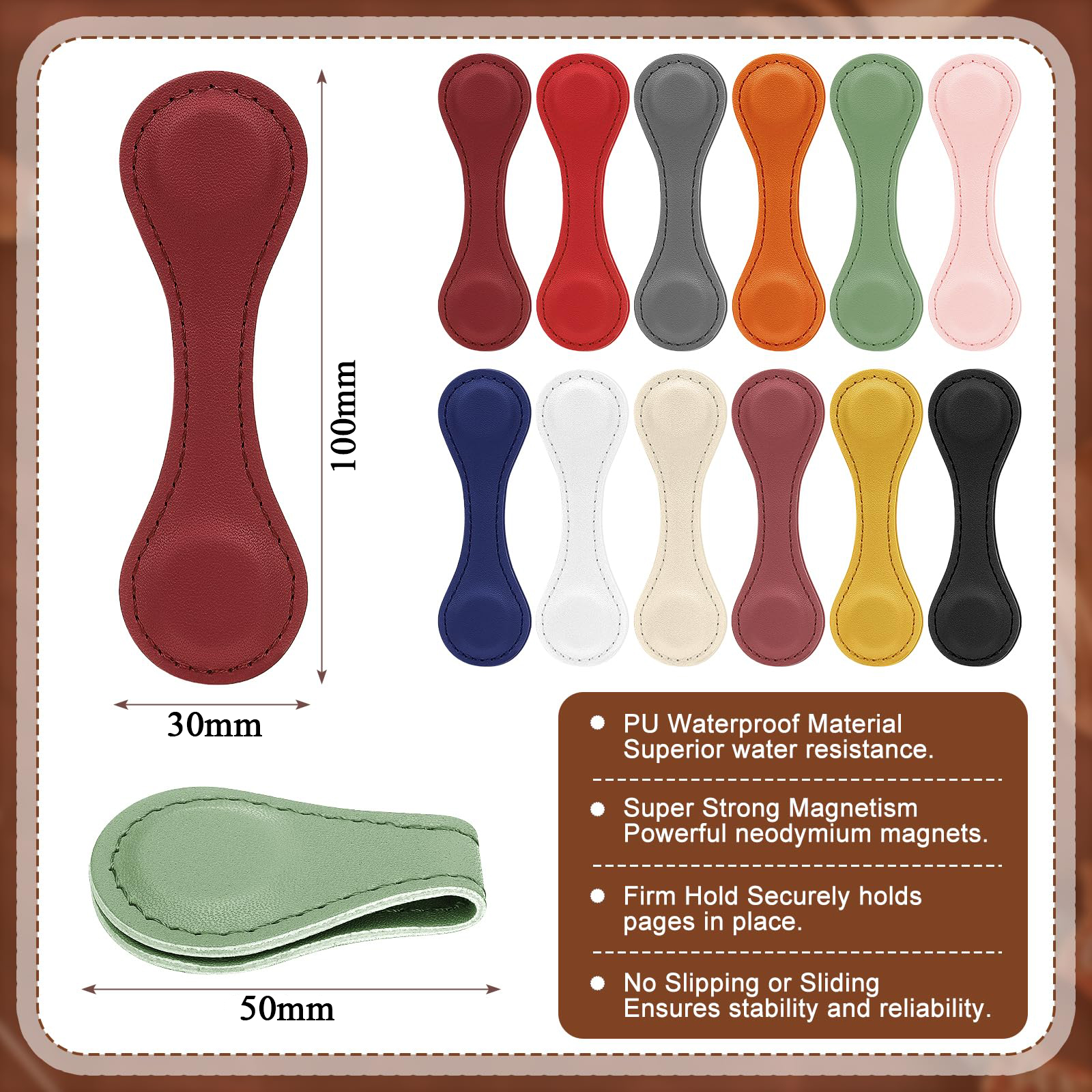 5pcs Magnetic Clip Sleeve Magn - Bookmark Magnetic Clip avaliação e preço