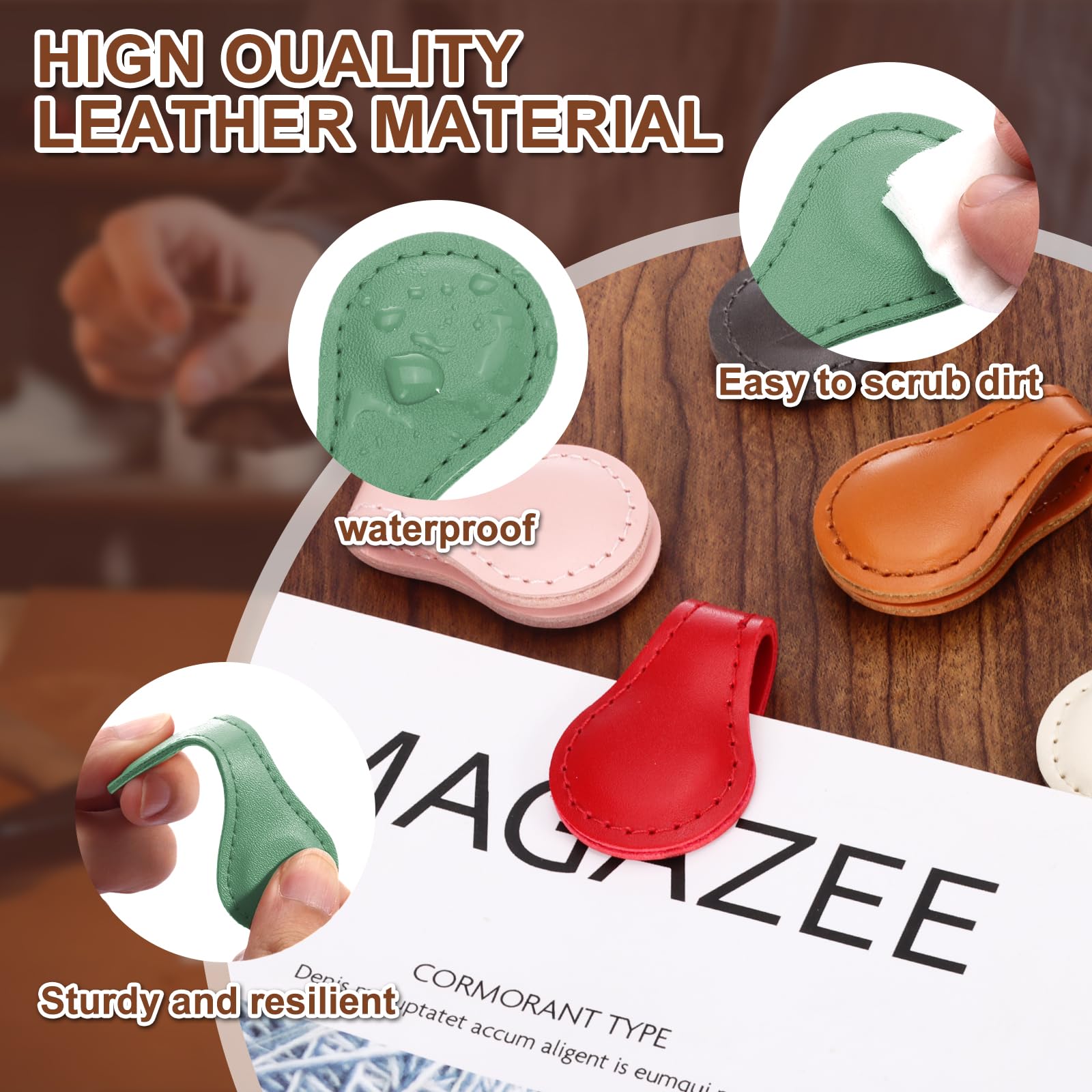 5pcs Magnetic Clip Sleeve Magn - Bookmark Magnetic Clip avaliação e preço