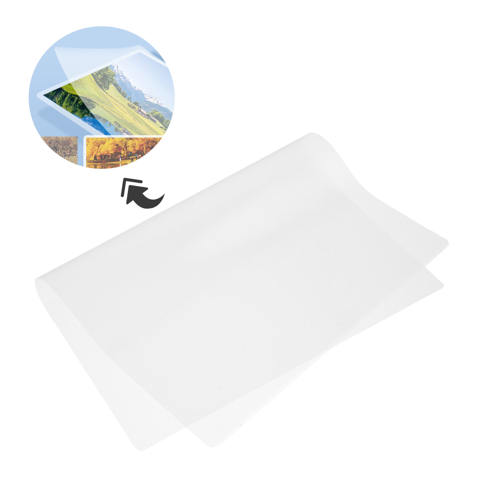 100 Sheets A4 Plastic Laminati - Document Laminator Pouch avaliação e preço