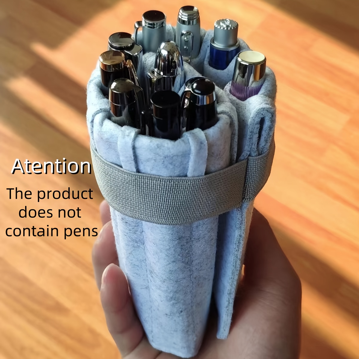 11-Pen Capacity Felt Roll-Up P - Pen Pouch Roll avaliação e preço