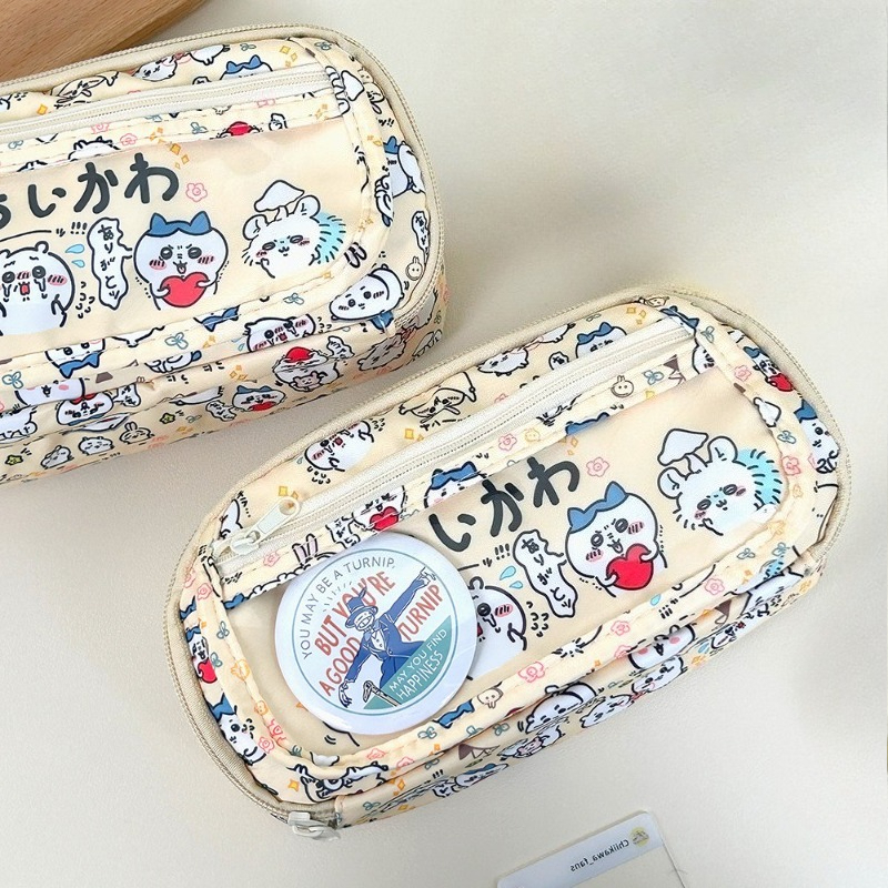 Chiikawa Cartoon Print Pencil  - Pencil Case Large avaliação e preço