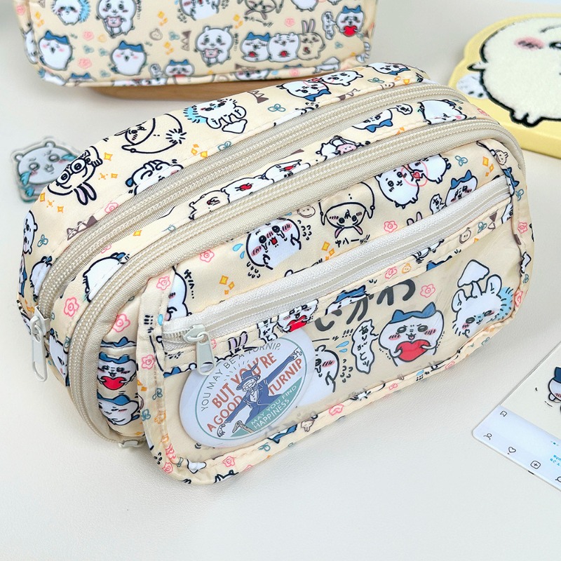 Chiikawa Cartoon Print Pencil  - Pencil Case Large avaliação e preço